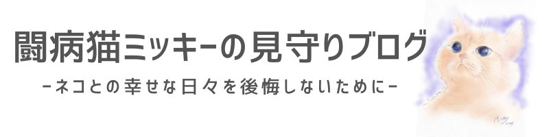闘病猫ミッキーの見守りブログ