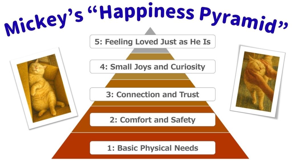 Mickey’s “Happiness Pyramid”