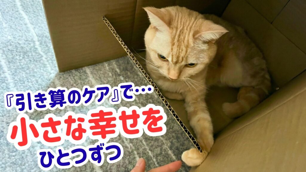 「引き算のケア」で…小さな幸せをひとつずつ