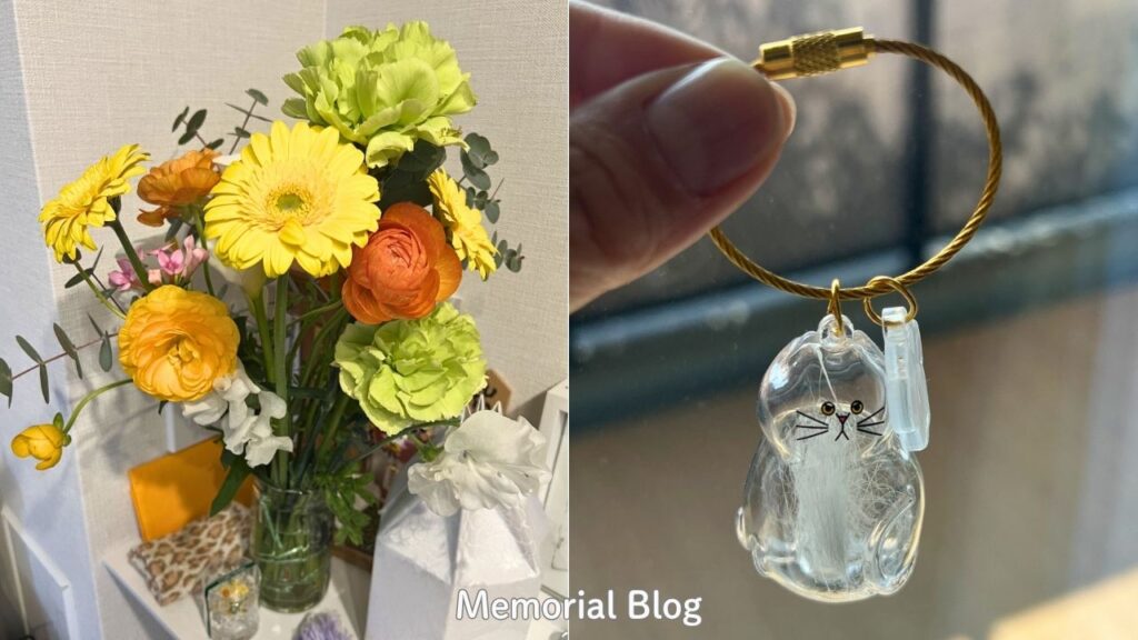 月命日のお花とメモリアル